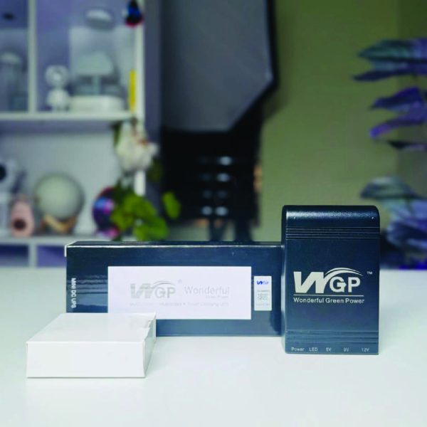 New Version WGP mini UPS 10400mAh – 5/9/12V – Black