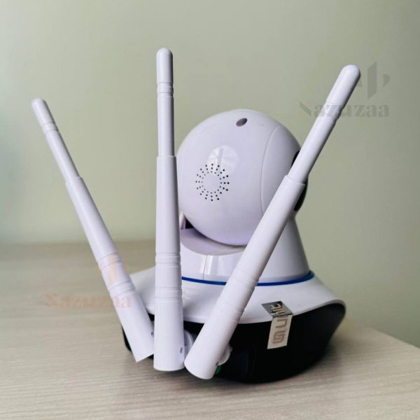 3 Antenna V380 2MP Full HD WIFT IP Camera - Q5Y 360 Degree Two-way Voice Camera