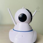 3 Antenna V380 2MP Full HD WIFT IP Camera - Q5Y 360 Degree Two-way Voice Camera