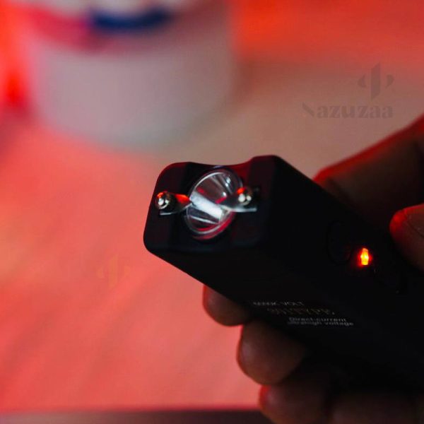 Self Defence Electric Shock And LED Flashlight With Extra Carry Bag