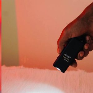 Self Defence Electric Shock And LED Flashlight With Extra Carry Bag