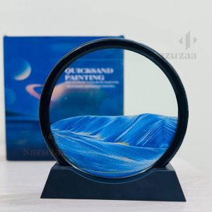 Creative 3D Moving Sand Art Hourglass Flowing Quicksand, Deep Sea, Sandscape Mountain Painting Office Home Decor Gift