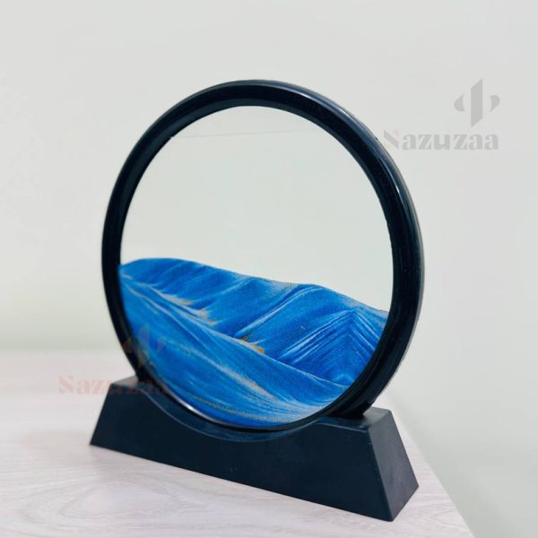 Creative 3D Moving Sand Art Hourglass Flowing Quicksand, Deep Sea, Sandscape Mountain Painting Office Home Decor Gift