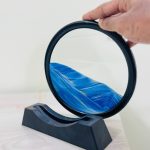 Creative 3D Moving Sand Art Hourglass Flowing Quicksand, Deep Sea, Sandscape Mountain Painting Office Home Decor Gift