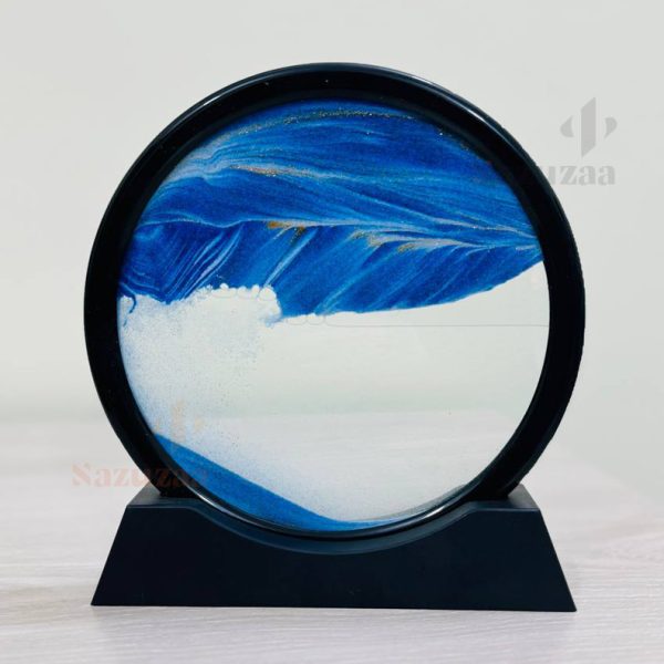 Creative 3D Moving Sand Art Hourglass Flowing Quicksand, Deep Sea, Sandscape Mountain Painting Office Home Decor Gift