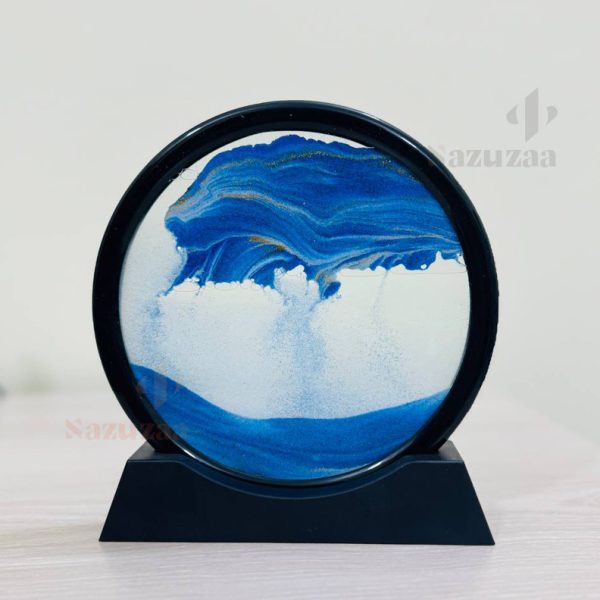 Creative 3D Moving Sand Art Hourglass Flowing Quicksand, Deep Sea, Sandscape Mountain Painting Office Home Decor Gift