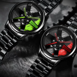 movement watch men's vacuum plating wheel style non-mechanical watch