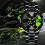 movement watch men's vacuum plating wheel style non-mechanical watch