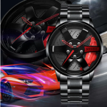 movement watch men's vacuum plating wheel style non-mechanical watch