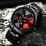 movement watch men's vacuum plating wheel style non-mechanical watch