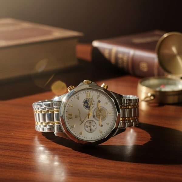 POEDAGAR 938 Luxury Fashion Men Watches 24-Hour Display 3ATM Waterproof Original Quartz Movement Luminous Watches for Male